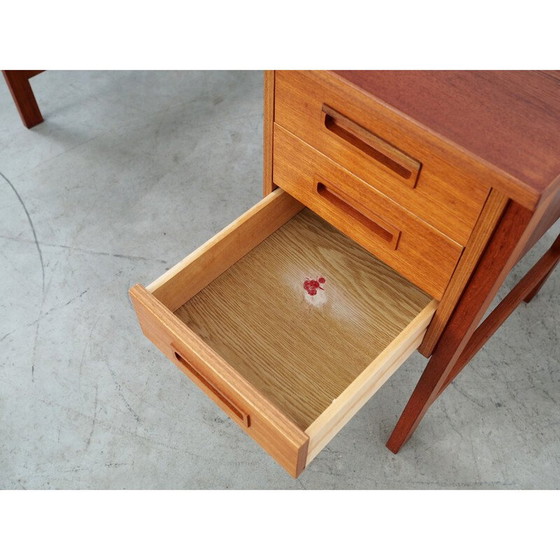 Image 1 of Teakhouten bureau, Deens ontwerp, jaren 1970, productie: Denemarken