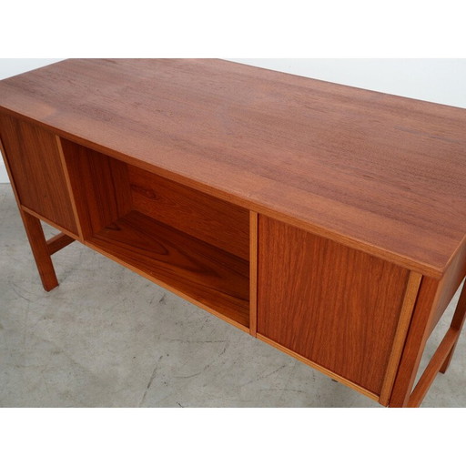 Teakhouten bureau, Deens ontwerp, jaren 1970, productie: Denemarken