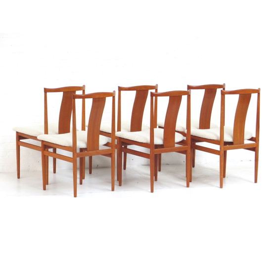 Image 1 of 6x Henning Sørensen eetkamerstoelen, set