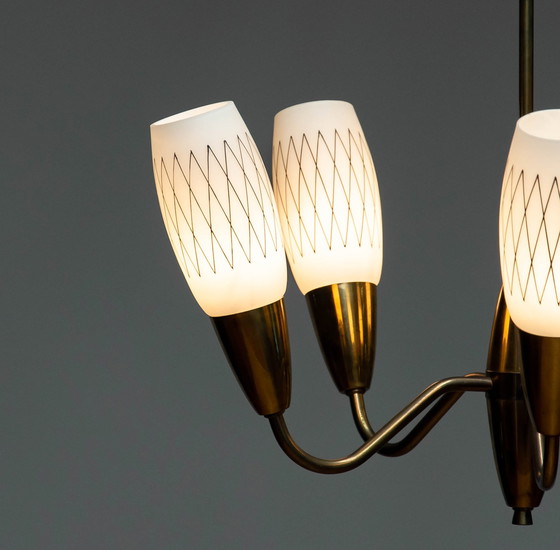 Image 1 of Vintage hanglamp / kroonluchter