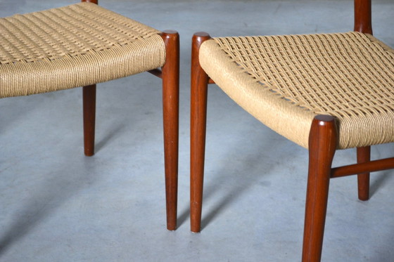 Image 1 of 2x Niels Otto Møller stoelen