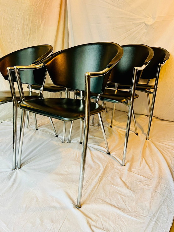 Image 1 of Italiaanse eetkamerstoelen