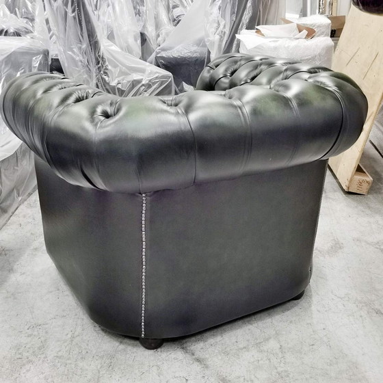 Image 1 of 2x Chesterfield club fauteuils