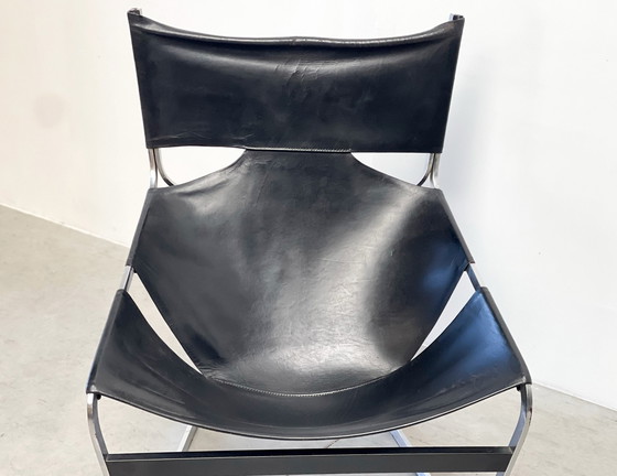 Image 1 of Pierre Paulin F444 fauteuil, jaren 60