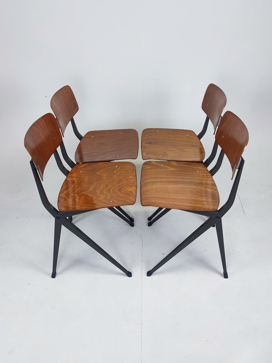 Image 1 of 4x Ynske Kooistra Marko eetkamerstoelen