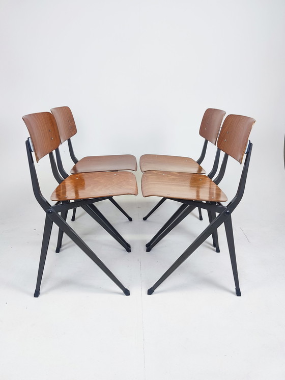 Image 1 of 4x Ynske Kooistra Marko eetkamerstoelen