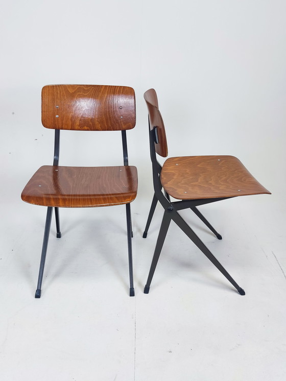 Image 1 of 4x Ynske Kooistra Marko eetkamerstoelen