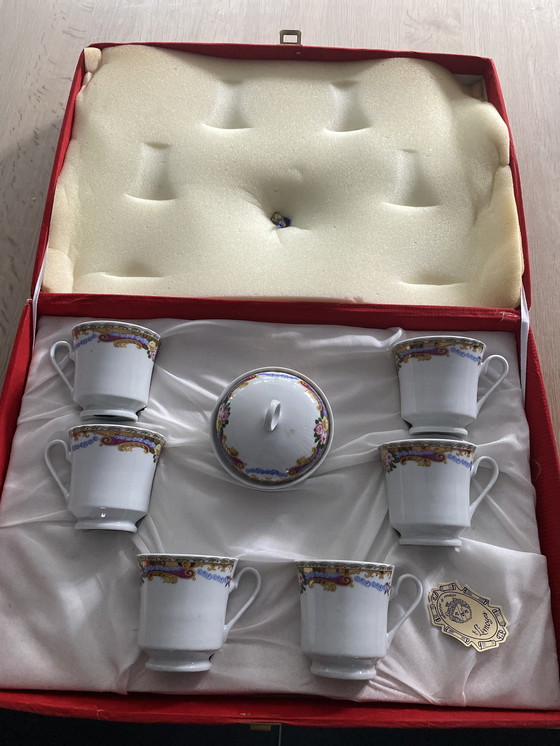 Image 1 of Limoges koffieset 14-delig