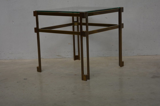 Image 1 of 2x Vintage Bronze / Messing bijzettafels