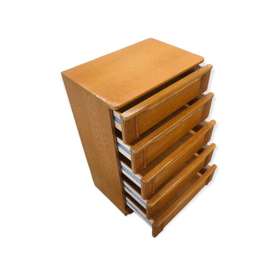 Image 1 of Vintage ladekast met 5 lades gemaakt in de jaren '70