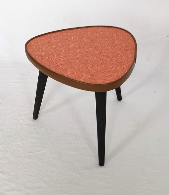 Image 1 of Vintage plantentafel met boemerang motief