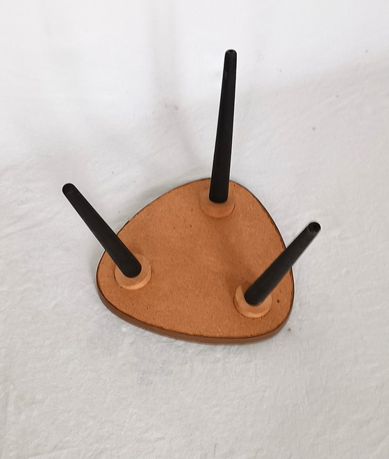 Image 1 of Vintage plantentafel met boemerang motief