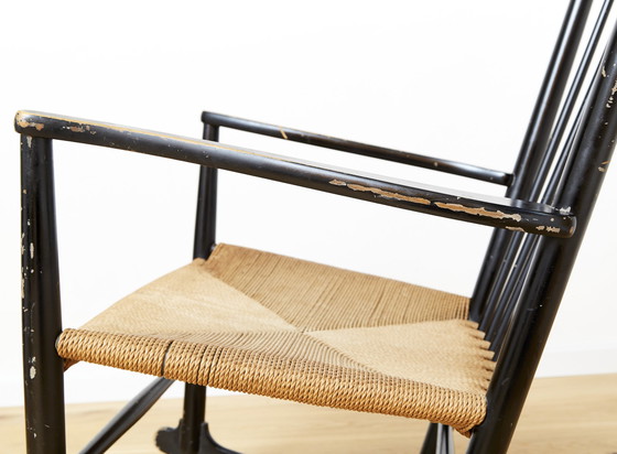 Image 1 of Schommelstoel J16 van Hans Wegner voor FDB Møbler