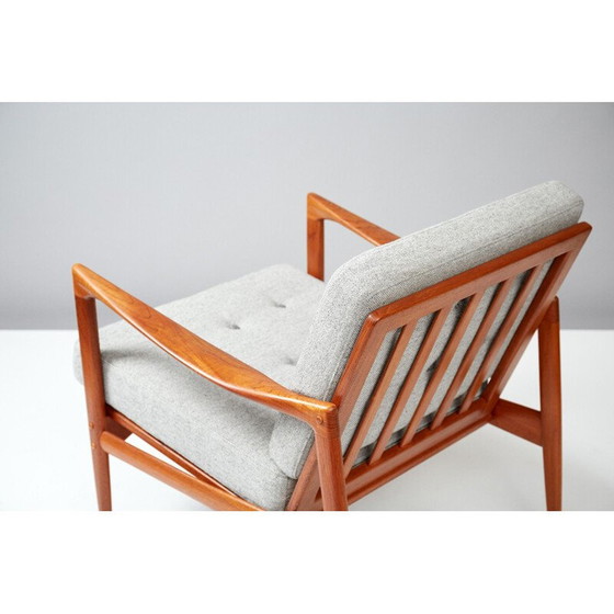 Image 1 of Vintage Candidate fauteuil en Siesta kruk van Ib Kofod-Larsen