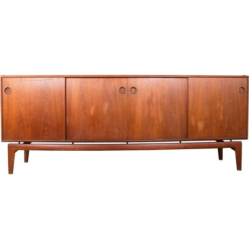 Vintage teakhouten dressoir van Arne Hovmand-Olsen voor Mogens Kold, Denemarken 1960