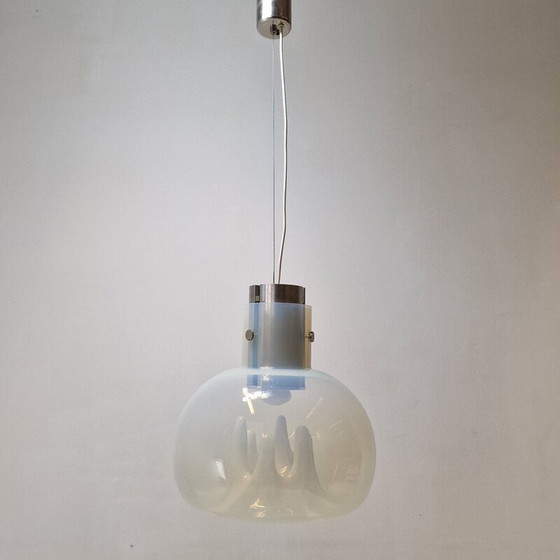 Image 1 of Vintage Murano glazen hanglamp door Toni Zuccheri voor VeArt, Italië 1970