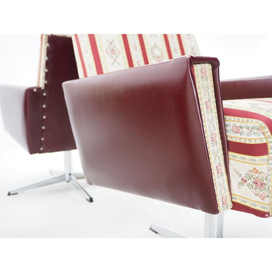Image 1 of Midcentury Set van 4 draaibare fauteuils, 1970