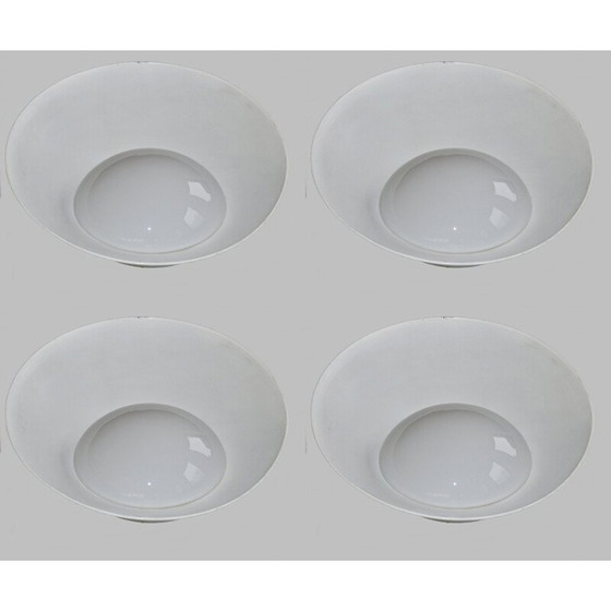 Image 1 of Set van 4 vintage "Airport" wandlampen van Vilhelm Lauritzen voor Louis Poulsen