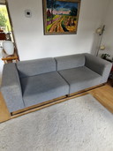 Living Divani Wall 2 elementen bank en hocker