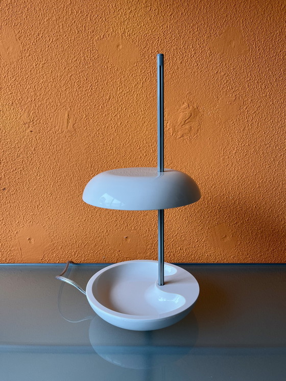 Image 1 of Vintage Ikea Witte Lekaryd Tafellamp Lamp