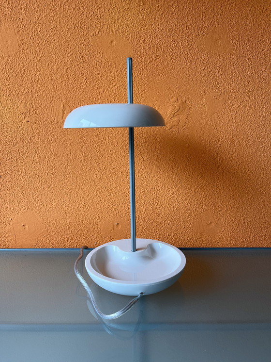 Image 1 of Vintage Ikea Witte Lekaryd Tafellamp Lamp