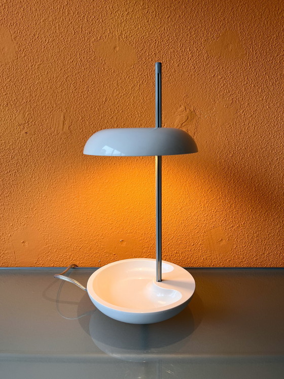 Image 1 of Vintage Ikea Witte Lekaryd Tafellamp Lamp