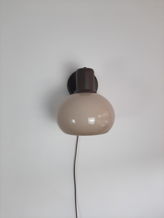 Image 1 of Vintage Herda Wandlamp, Jaren 70 Lamp, Mushroomlamp