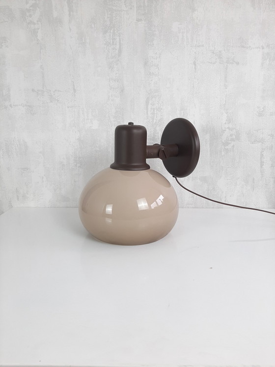 Image 1 of Vintage Herda Wandlamp, Jaren 70 Lamp, Mushroomlamp