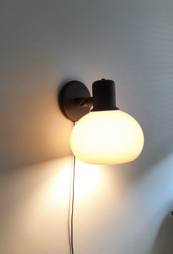 Image 1 of Vintage Herda Wandlamp, Jaren 70 Lamp, Mushroomlamp