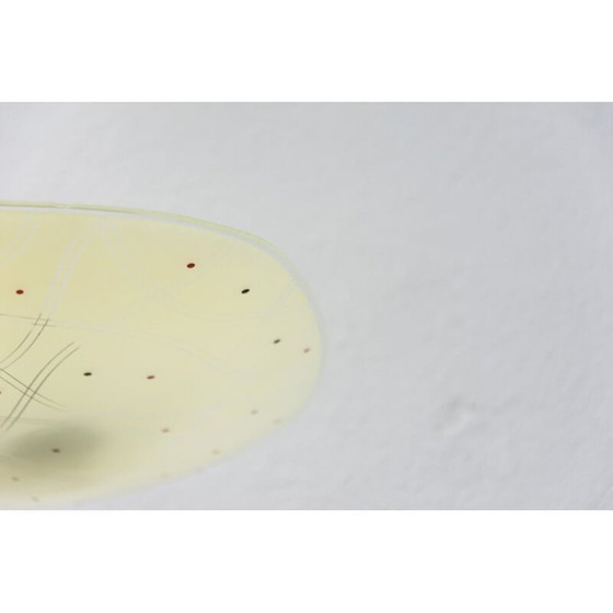 Image 1 of Vintage glazen ophanging, Tsjecho-Slowakije 1960