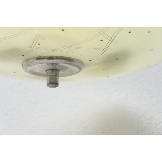 Image 1 of Vintage glazen ophanging, Tsjecho-Slowakije 1960