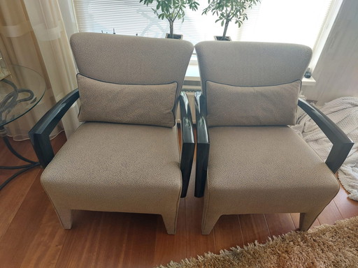 2x Thurmer fauteuils