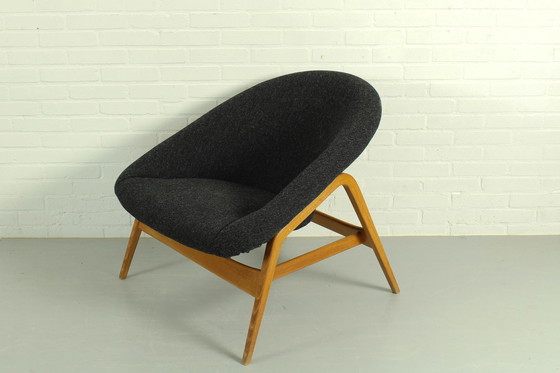 Image 1 of Hartmut Lohmeyer voor Artifort fauteuil Model 118 'Columbus', Nederland 1955