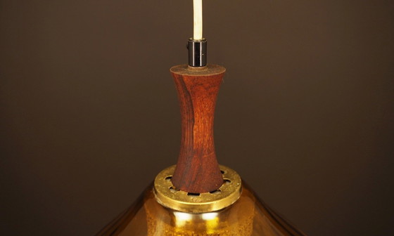 Image 1 of Glazen hanglamp, Deens ontwerp, 1970S, Productie: Denemarken