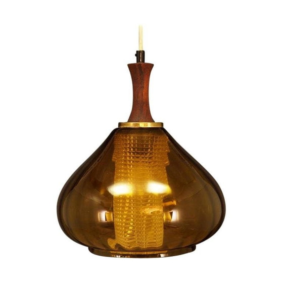 Image 1 of Glazen hanglamp, Deens ontwerp, 1970S, Productie: Denemarken