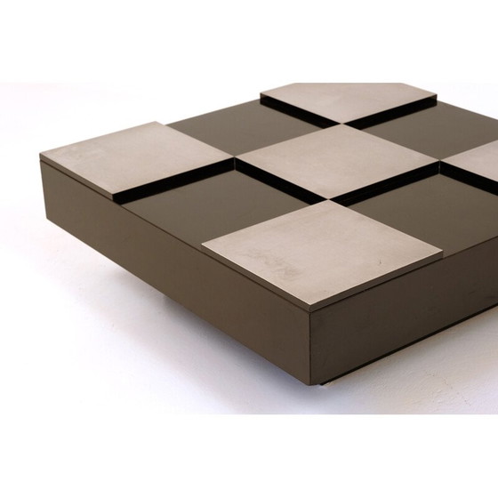 Image 1 of Vintage geruite salontafel, 1970