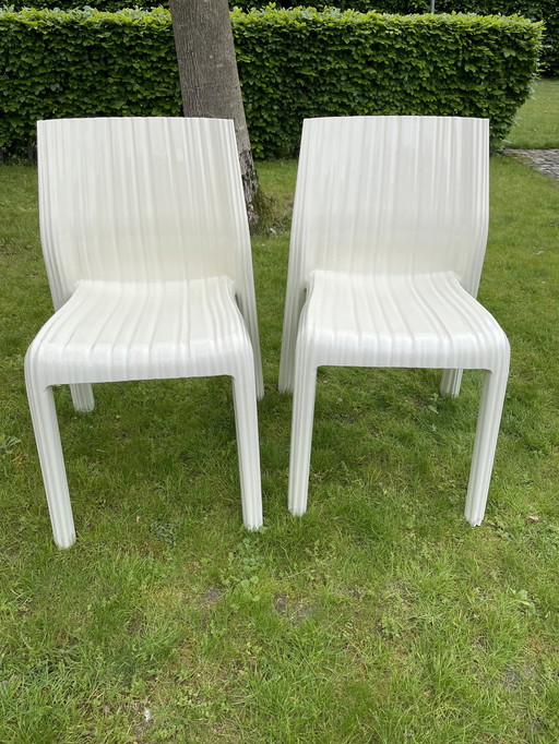 2x Kartell Frilly stoel