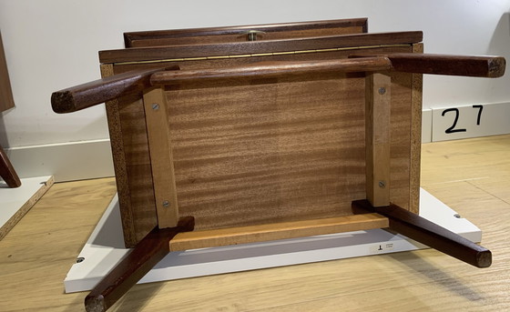 Image 1 of 2x Mid-Century Nachtkastje Teak