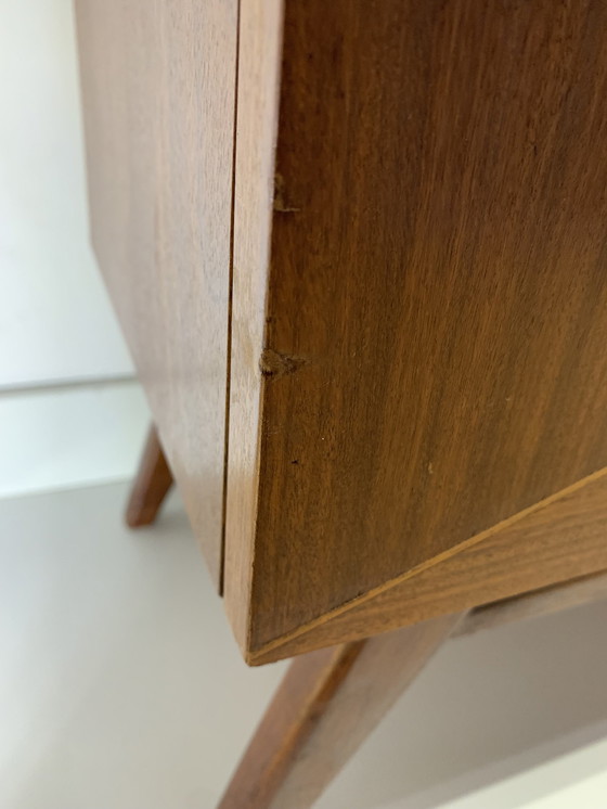 Image 1 of 2x Mid-Century Nachtkastje Teak