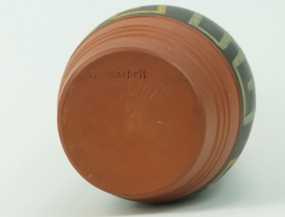 Image 1 of Vaas Duemler & Breiden Model 50/20 Sgraffito En Abstract Decor 1950S 1960S Wgp