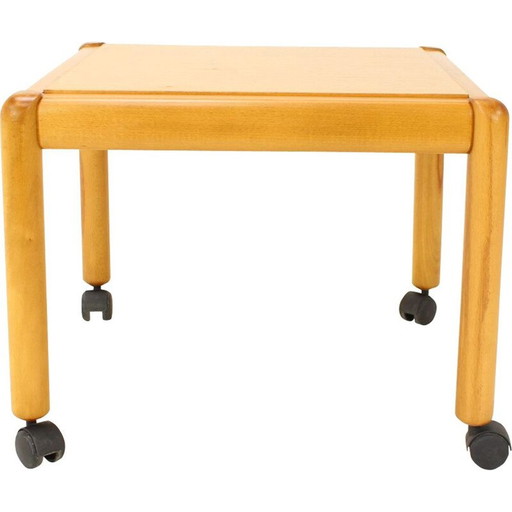 Vintage mobiele vergadertafel voor Ton, Tsjecho-Slowakije 1970