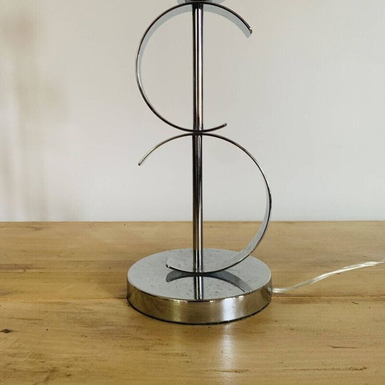 Image 1 of Vintage lamp in chroomstaal van Luigi Ferro