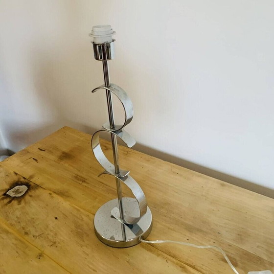 Image 1 of Vintage lamp in chroomstaal van Luigi Ferro