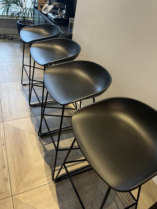 4x Aas 38 Hay Hoge Stoelen/Bar Krukken