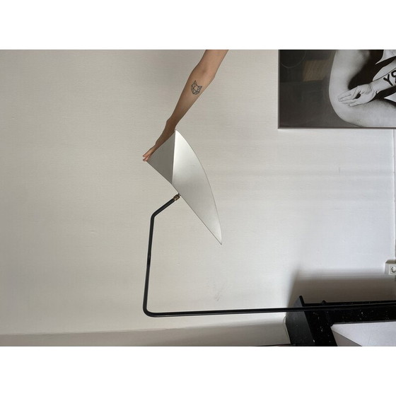 Image 1 of Vintage verstelbare aluminium vloerlamp, 1970