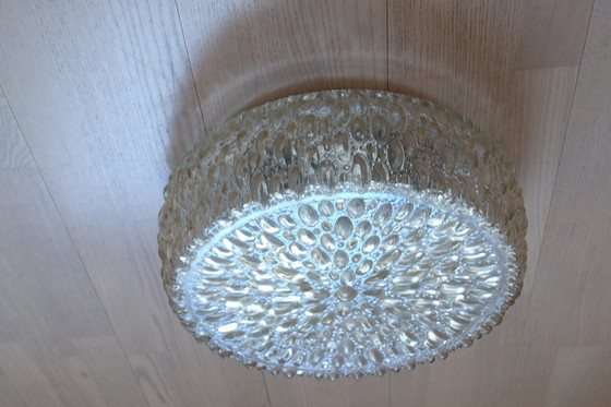 Image 1 of Grote plafondlamp Limburg A699 bubbelglas