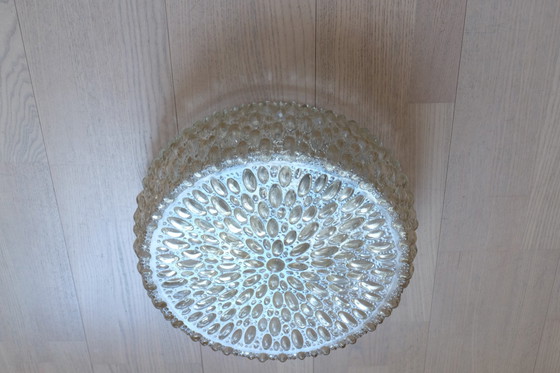 Image 1 of Grote plafondlamp Limburg A699 bubbelglas