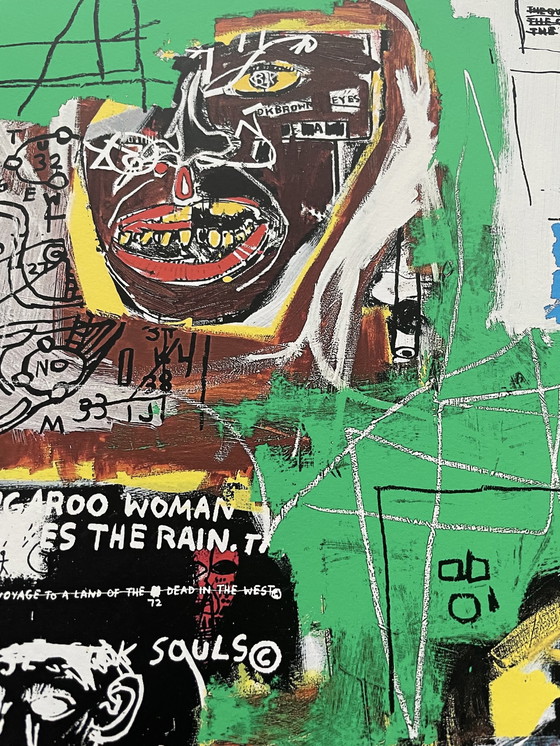 Image 1 of Jean Michel Basquiat (1960-1988), Sienna, 1984, Licentieboek Artestar New York, Copyright nalatenschap Jean Michel Basquiat