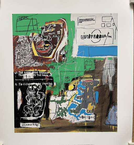 Jean Michel Basquiat (1960-1988), Sienna, 1984, Licentieboek Artestar New York, Copyright nalatenschap Jean Michel Basquiat