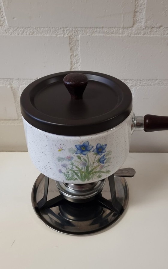 Image 1 of 2136 Vintage Retro Fonduepan Fondueset Fonduestel